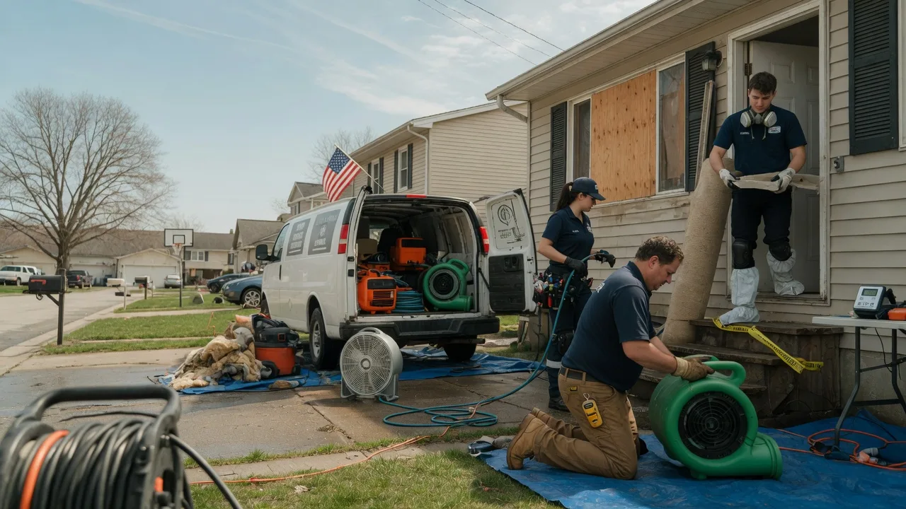 Water Damage Restoration in Green Valley, WI near me